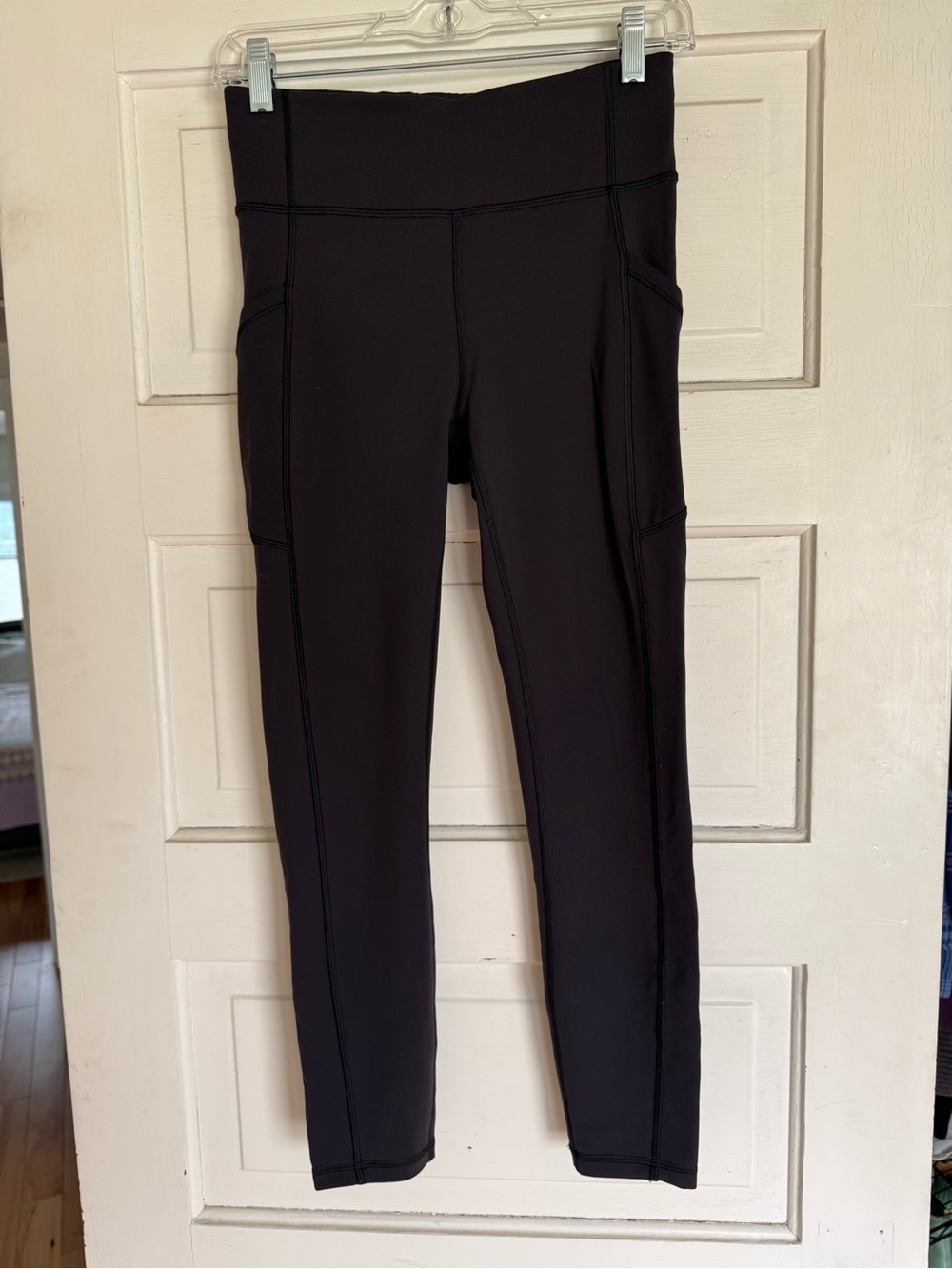 lululemon athletica Black High-Rise Leggings with Side Pockets